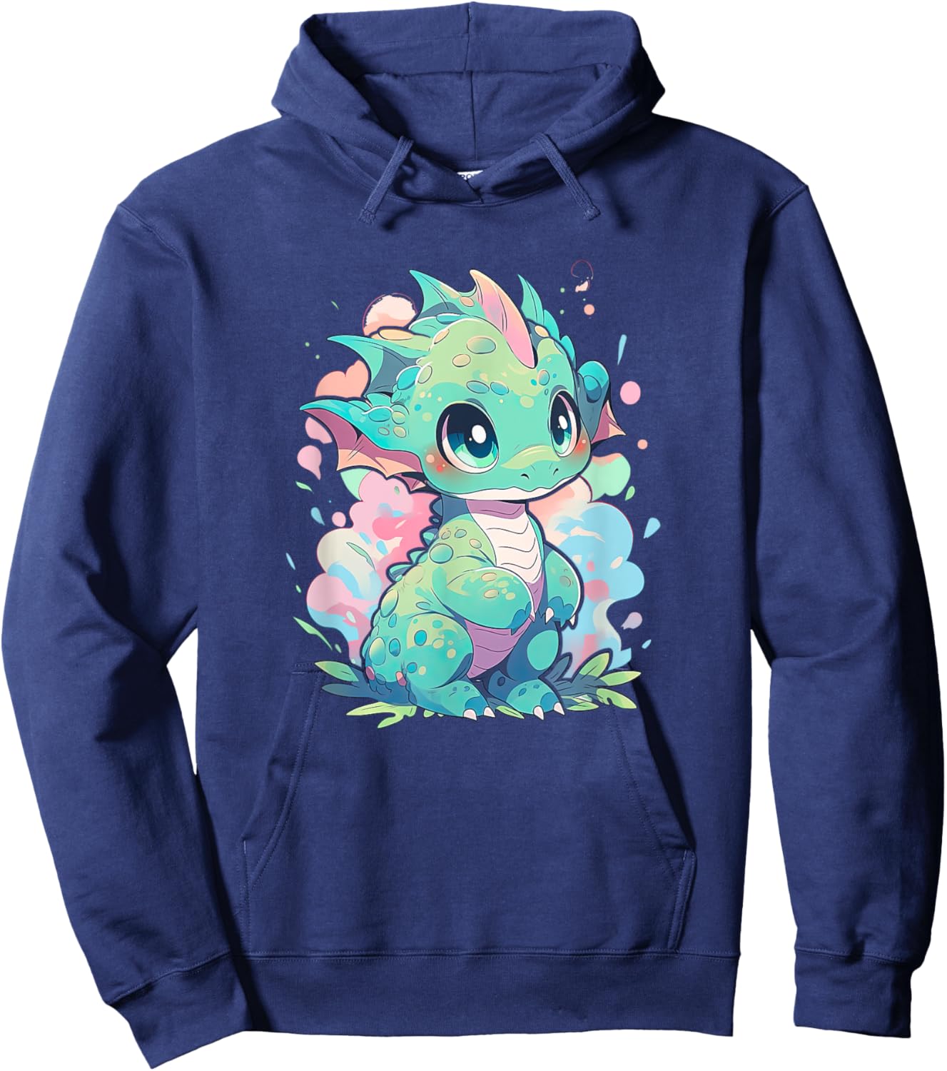 Cute Dragon funny Dragon lover baby Hoodie - Hoodie | Navy
