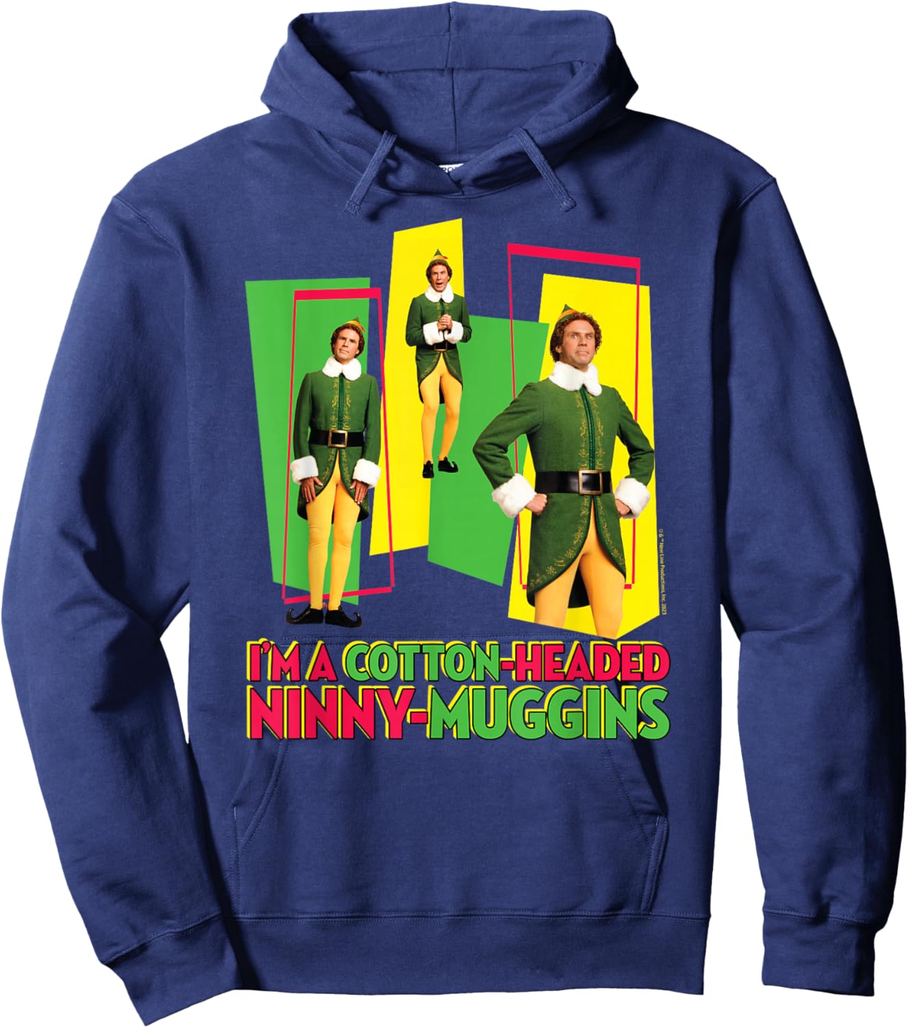 Elf - Cotton Headed Ninny Muggins Hoodie - Hoodie | Navy