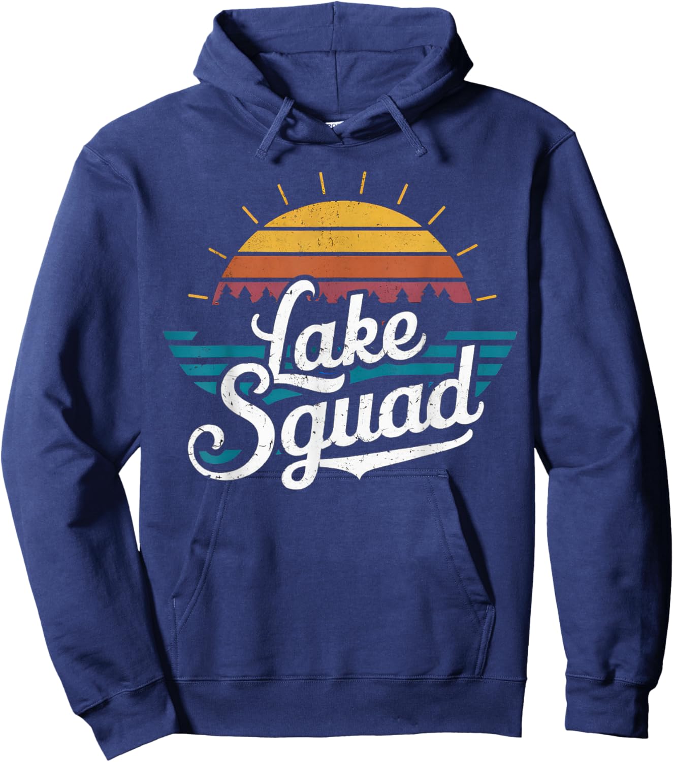 Lake Squad Family Matching Vacation Camping Life Summer Men Women Kids Hoodie - Hoodie | Navy
