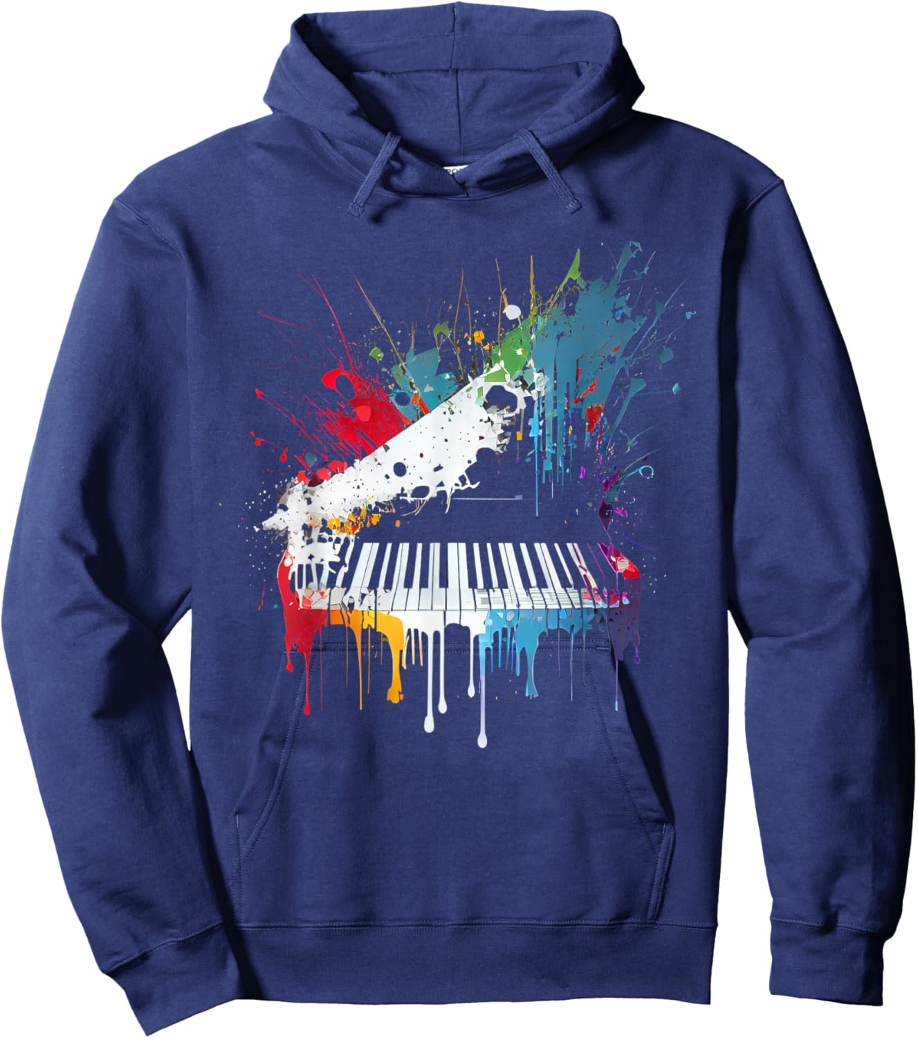 Piano design piano Gift pianist Hoodie - Hoodie | Navy