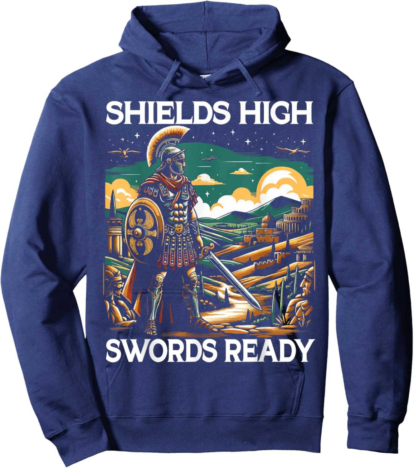 Roman Legionnaires Gladiator Ancient Rome Roman Empire Hoodie - Hoodie | Navy
