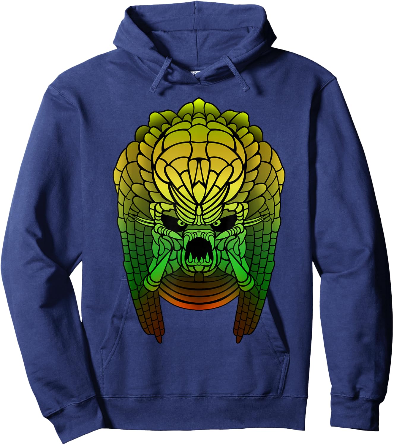 Yautja. Sci-fi monster design. Hoodie - Hoodie | Navy