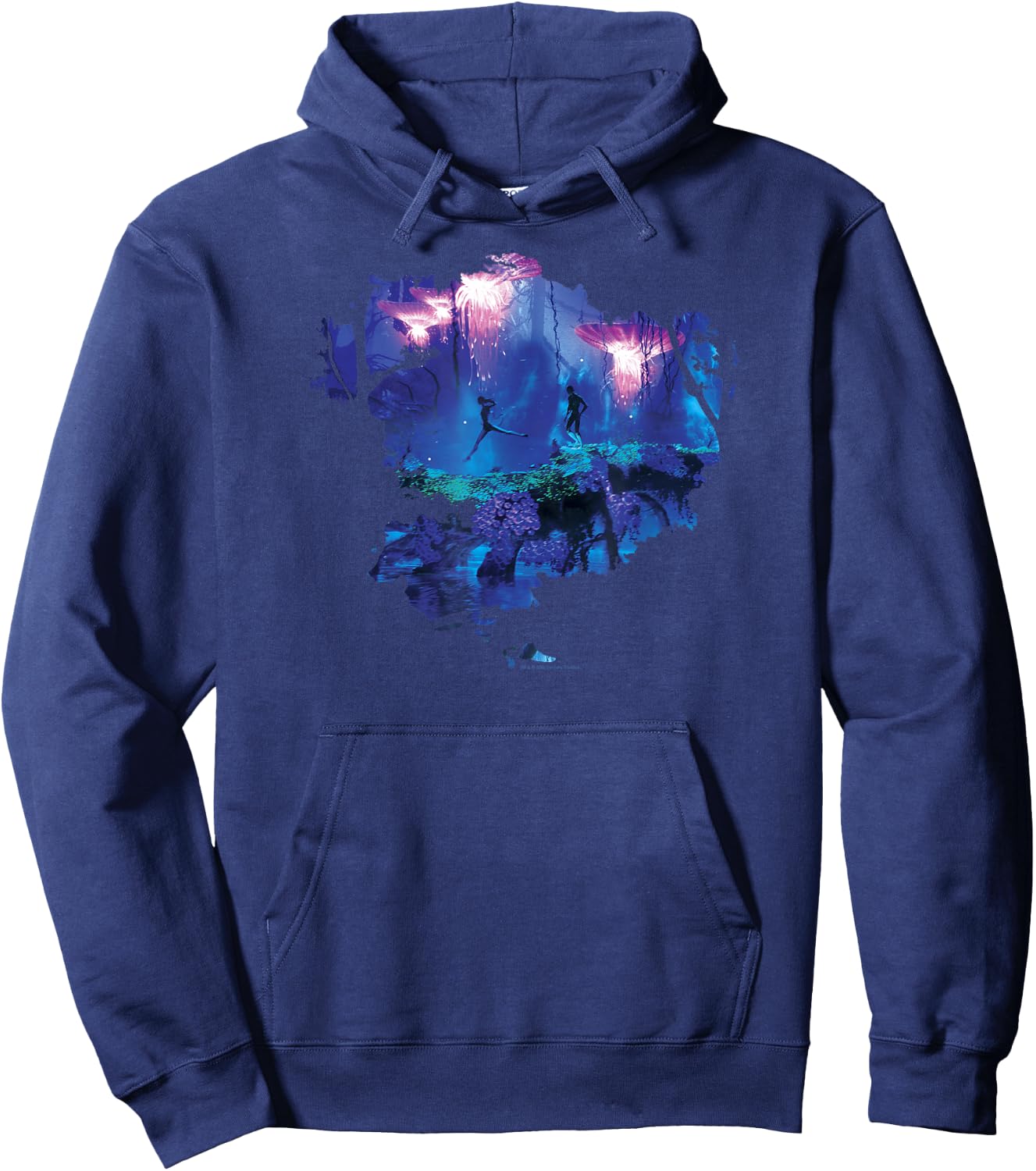 Avatar Pandora Jellyfish Forest Poster Hoodie - Hoodie | Navy