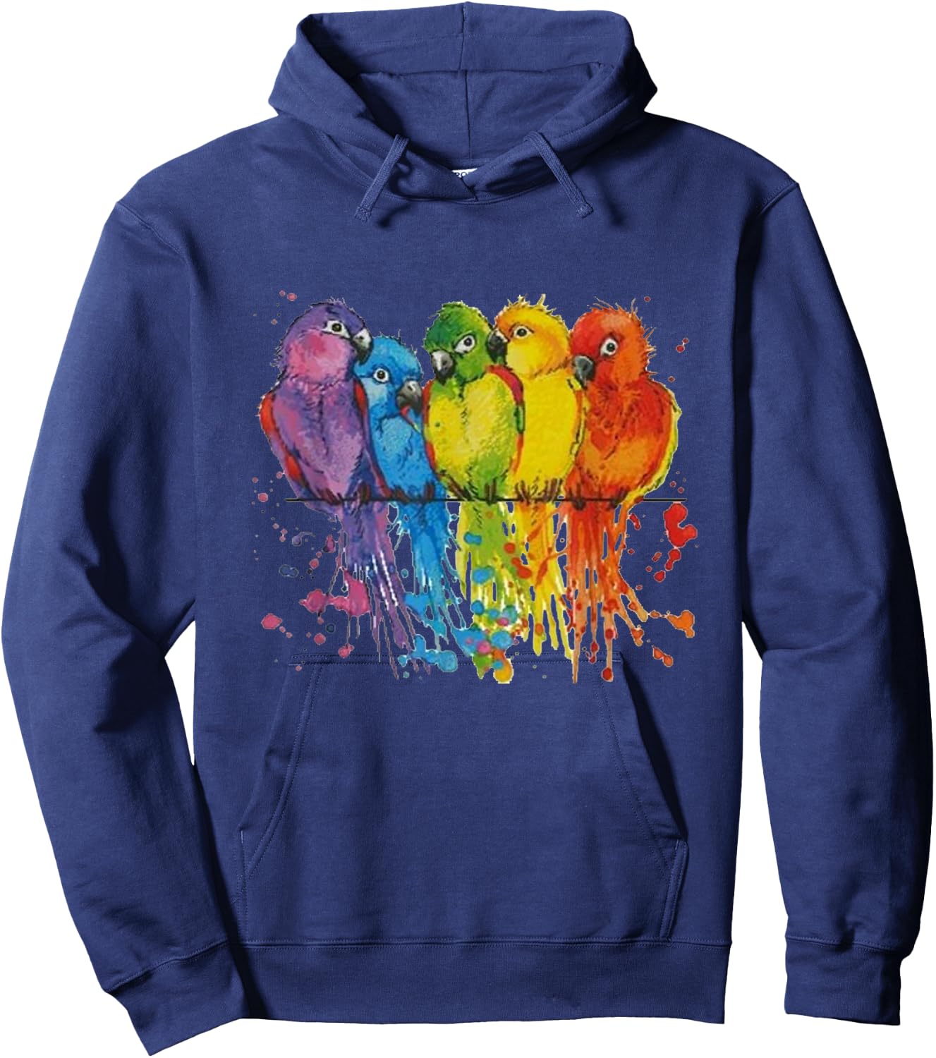 Parrot shirt for kids, parrot shirt , parrot for boys Hoodie - Hoodie | Navy