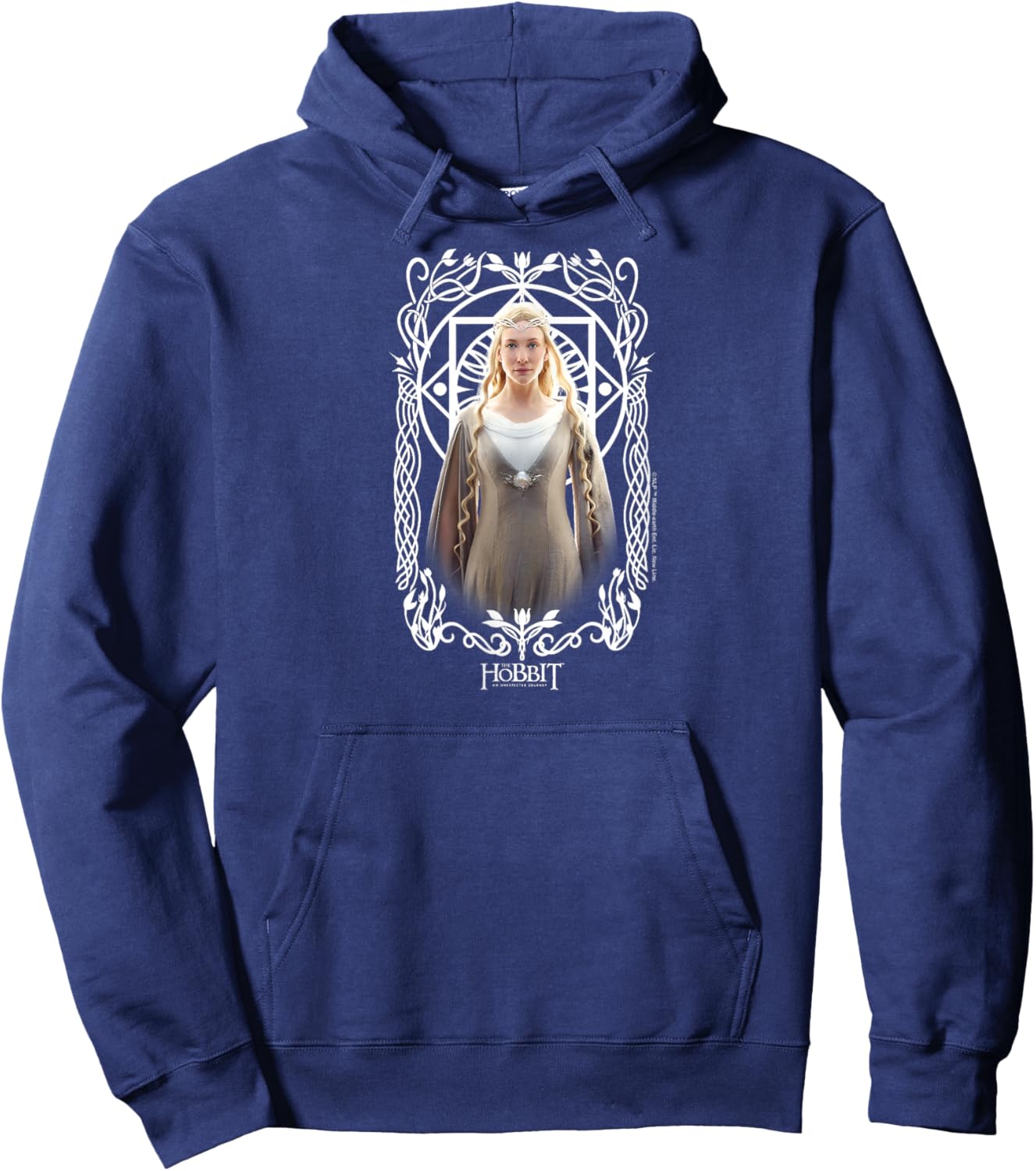 The Hobbit - An Unexpected Journey Lady Galadriel Royal Elf Hoodie - Hoodie | Navy