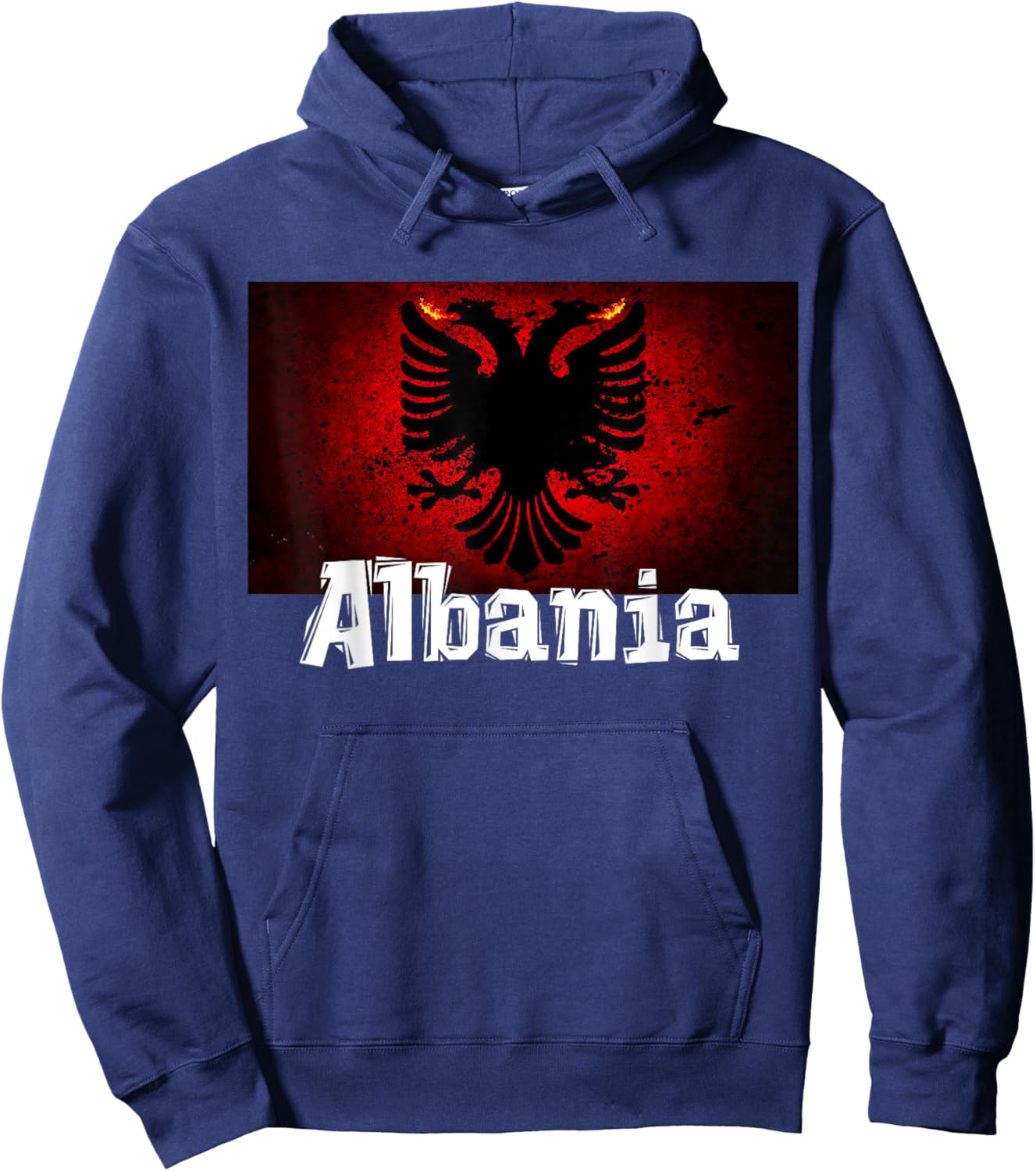 Albanien Flagge , Albanische Karten, Albanien Shirts für Frauen Hoodie - Hoodie | Navy
