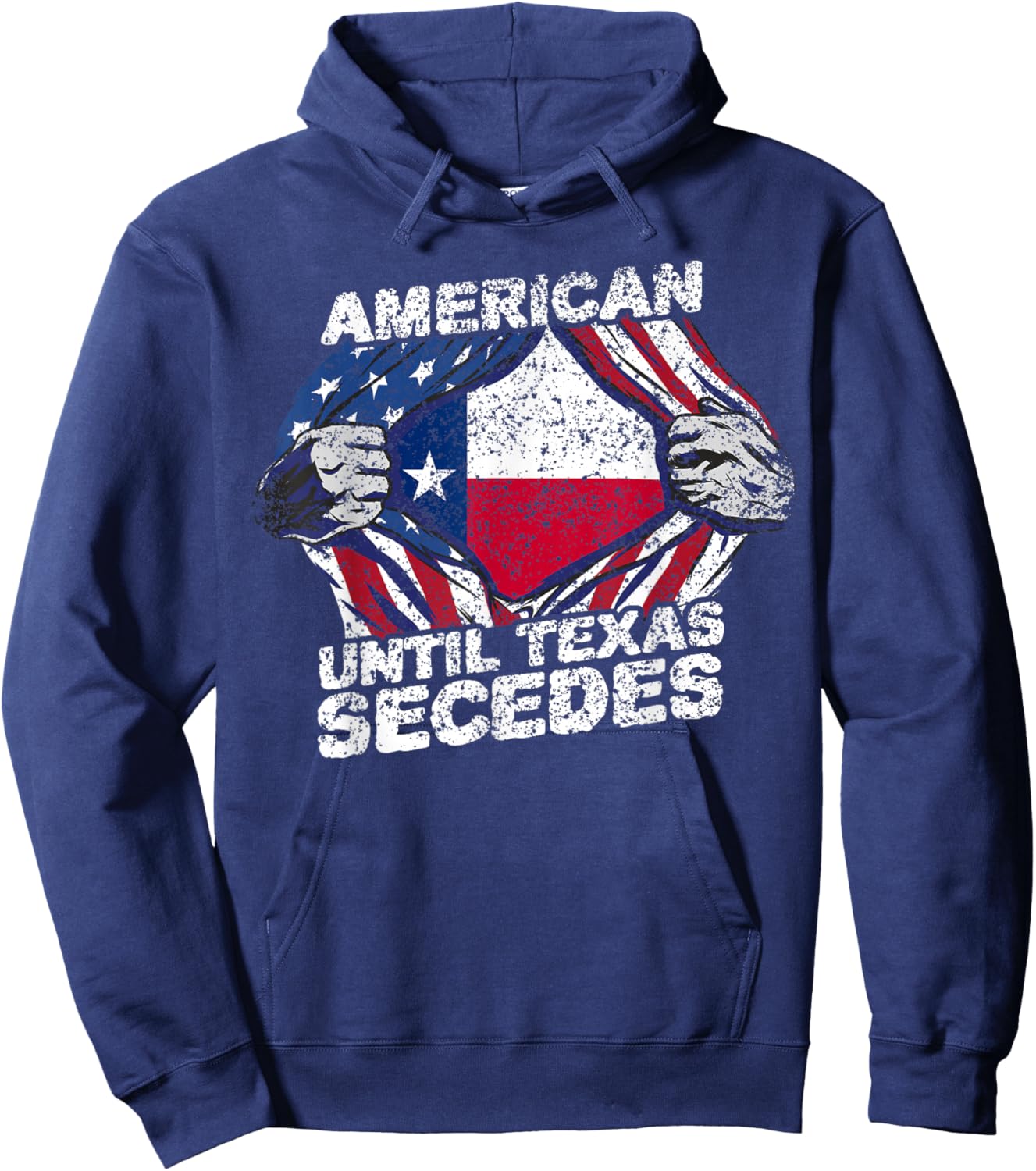 American Until Texas Secedes Sayings Texan Pride State Us Hoodie - Hoodie | Navy