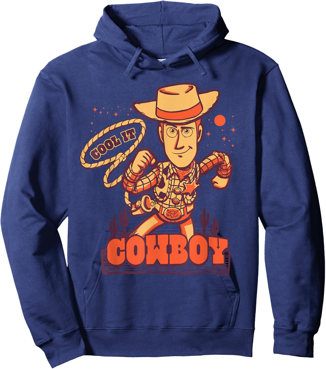 Disney and Pixar's Toy Story Sheriff Woody "Cool it, Cowboy" Hoodie - Hoodie | Navy