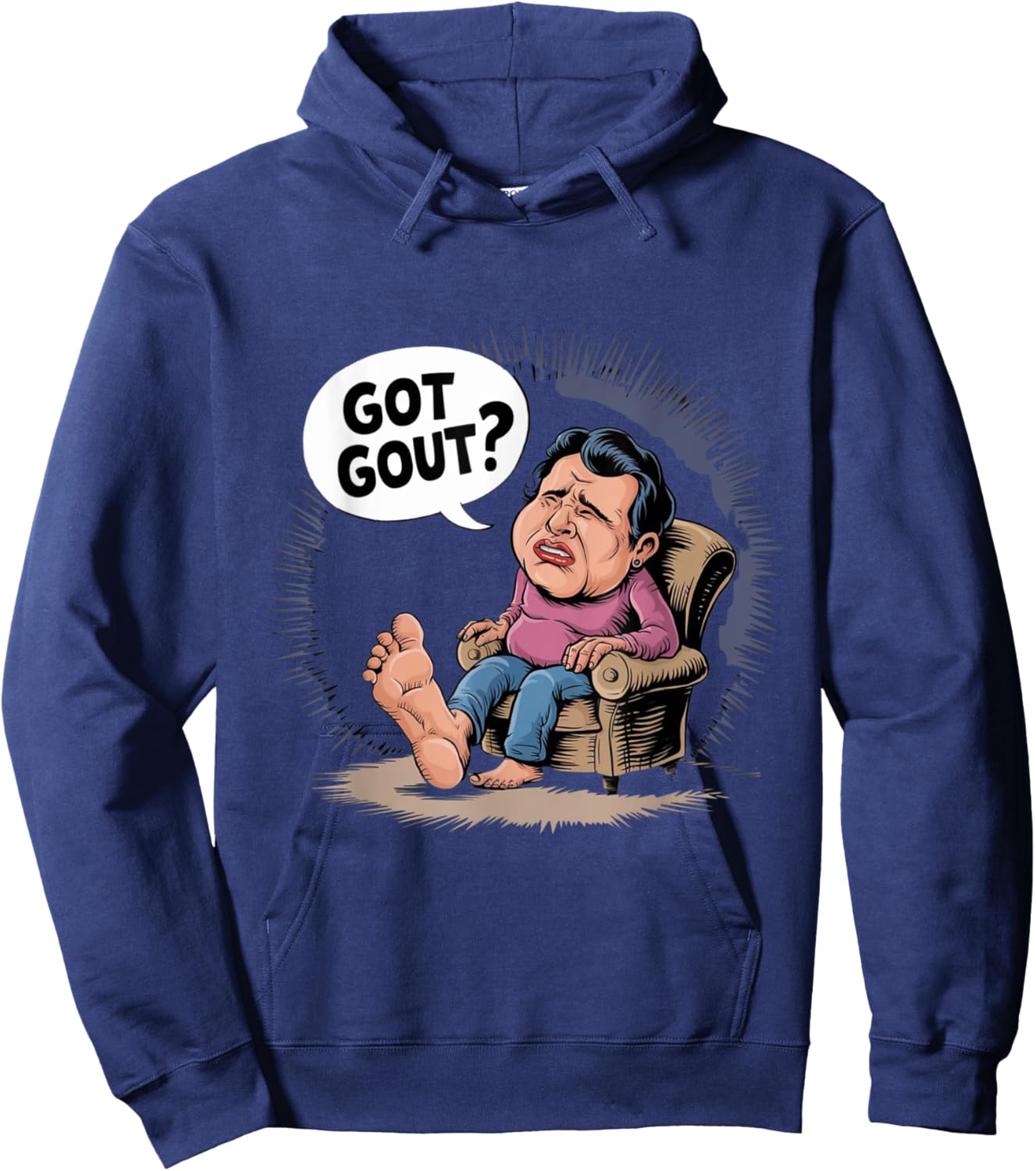 Funny Got Gout Podiatry Medicine Podiatrist Doctor Hoodie - Hoodie | Navy