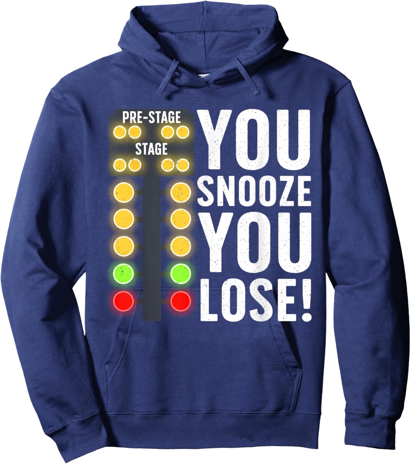 Funny Drag Racing Design Women Drag Race Car Racing Hoodie - Hoodie | Navy