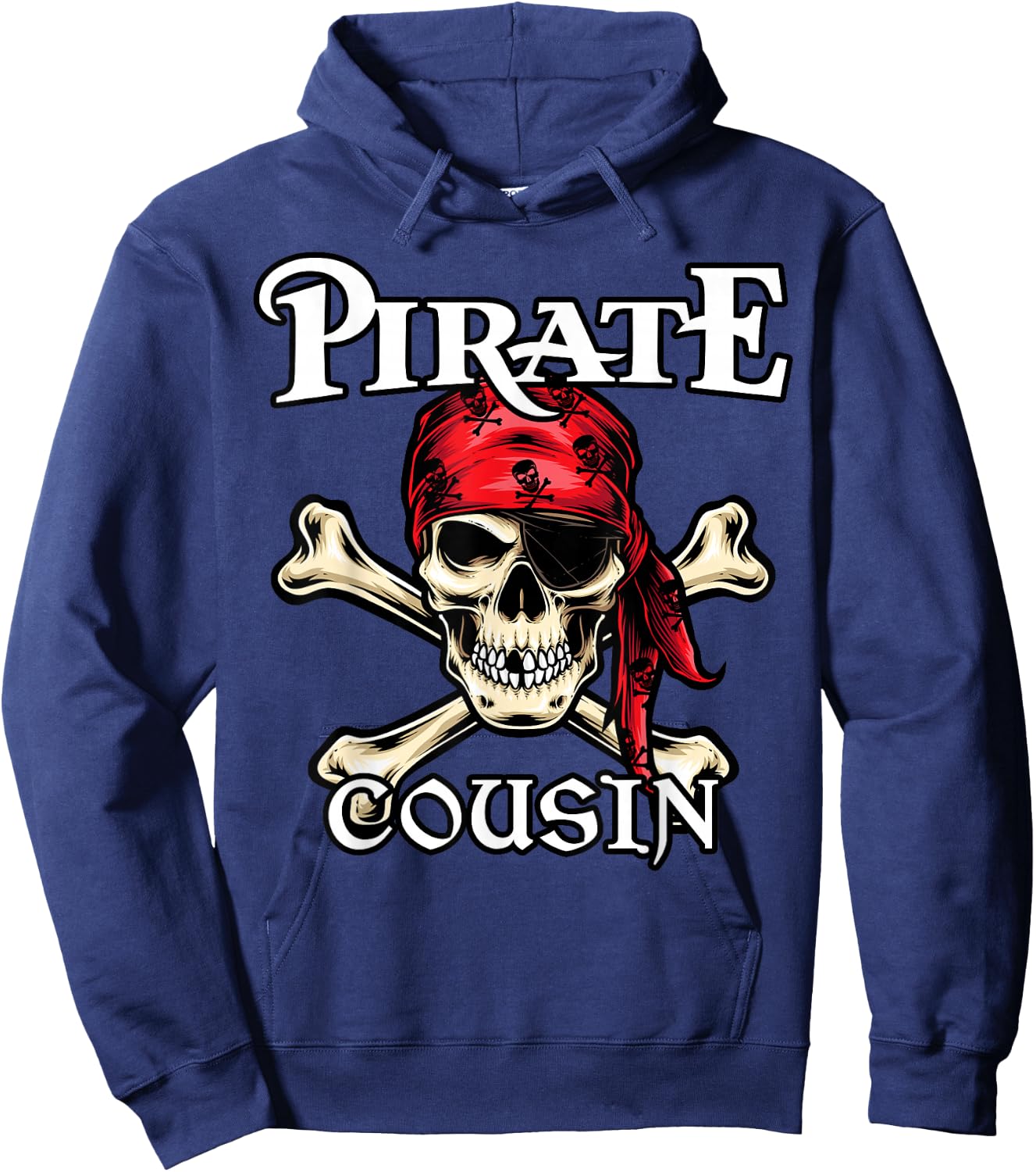Pirate COUSIN Family Member COUSINS Hoodie - Hoodie | Navy