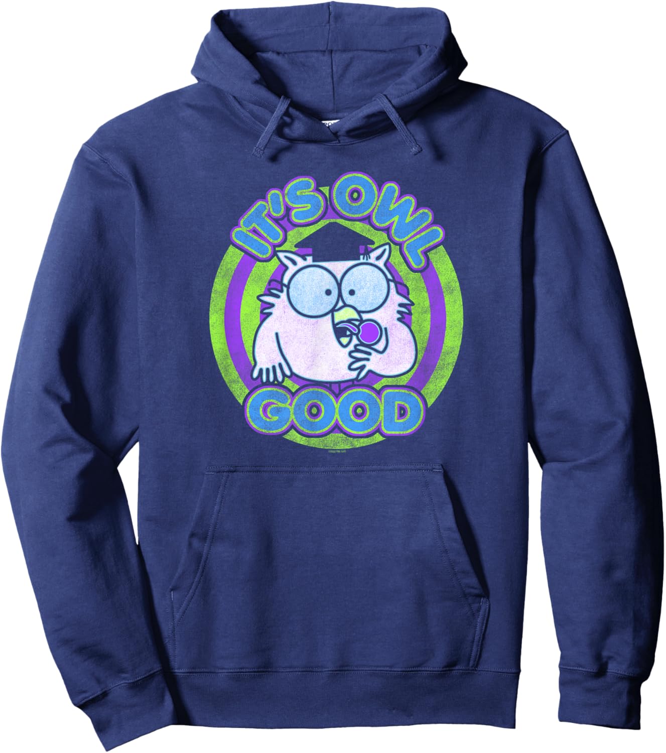 Tootsie Roll Pop It's Owl Good Logo Hoodie - Hoodie | Navy