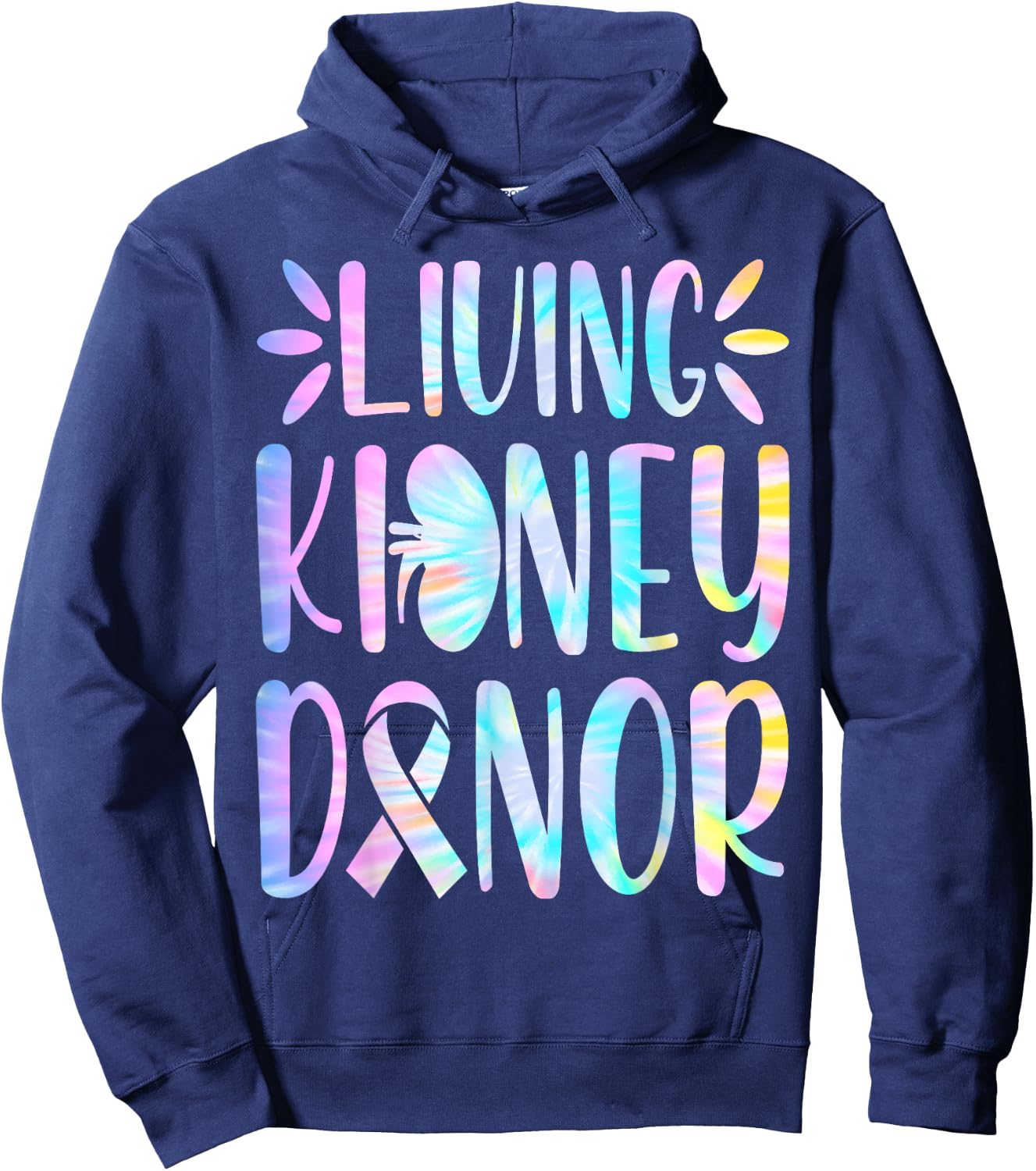Kidney Donor - Living Kidney Donor Kidney Organ Donation Hoodie - Hoodie | Navy