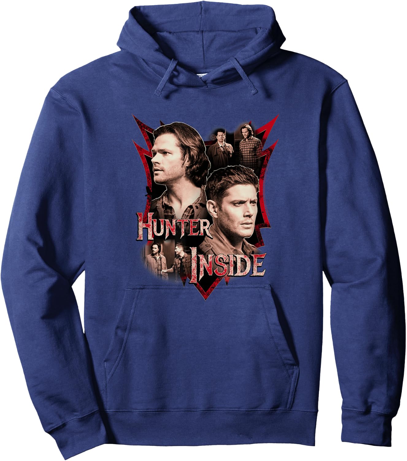 Supernatural Sam & Dean Hunter Inside Hoodie - Hoodie | Navy