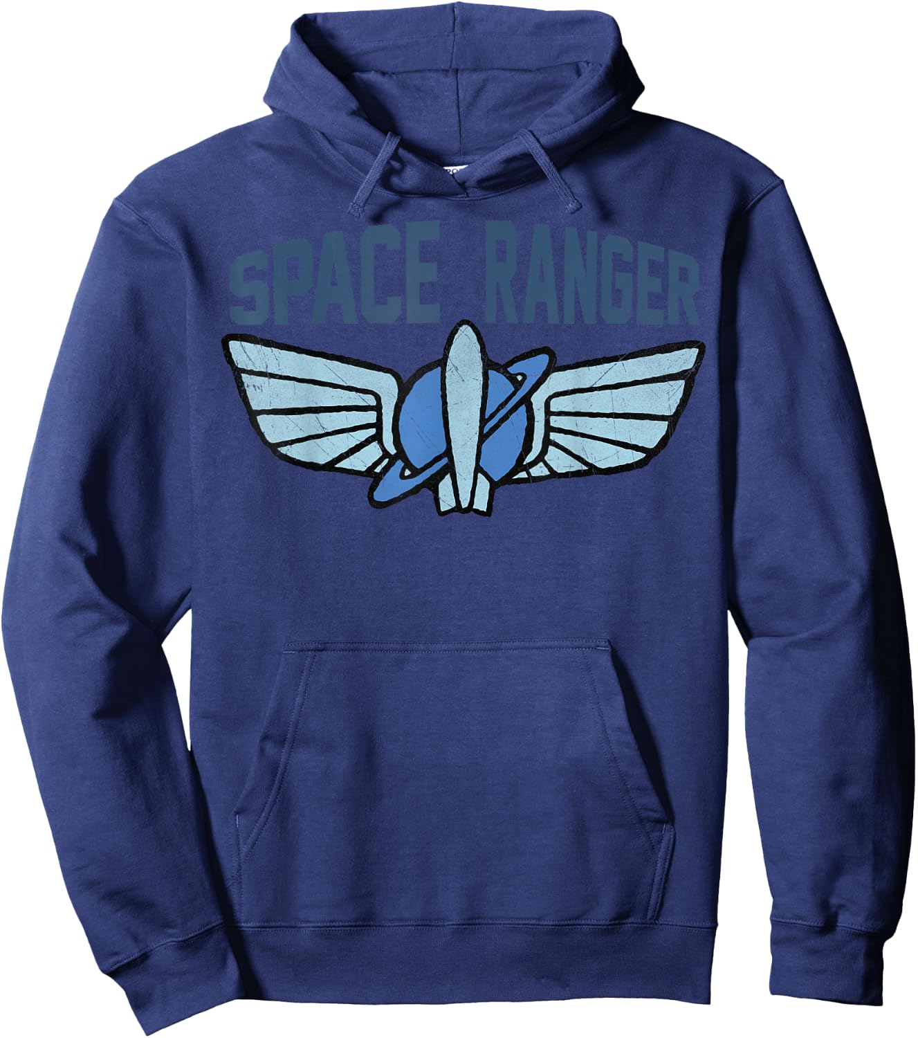 Disney Pixar Toy Story 4 Buzz Lightyear Space Ranger Badge Hoodie - Hoodie | Navy