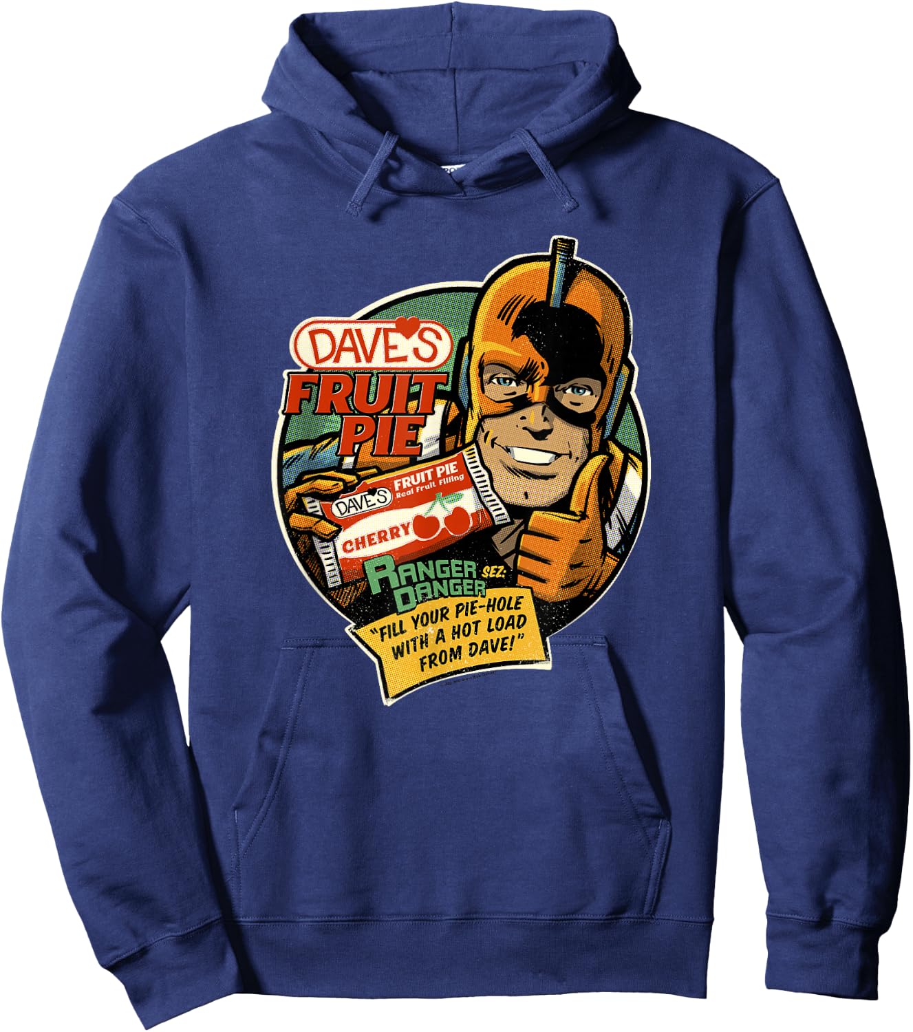 Clerks III Dave's Fruit Pie Ranger Danger Vintage Hoodie - Hoodie | Navy