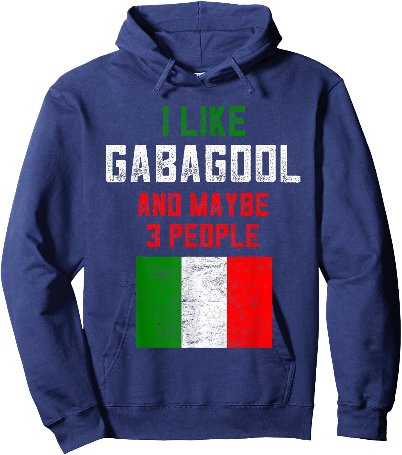 Gabagool Shirt Men New Jersey Meat Lover Italian Capicola Hoodie - Hoodie | Navy