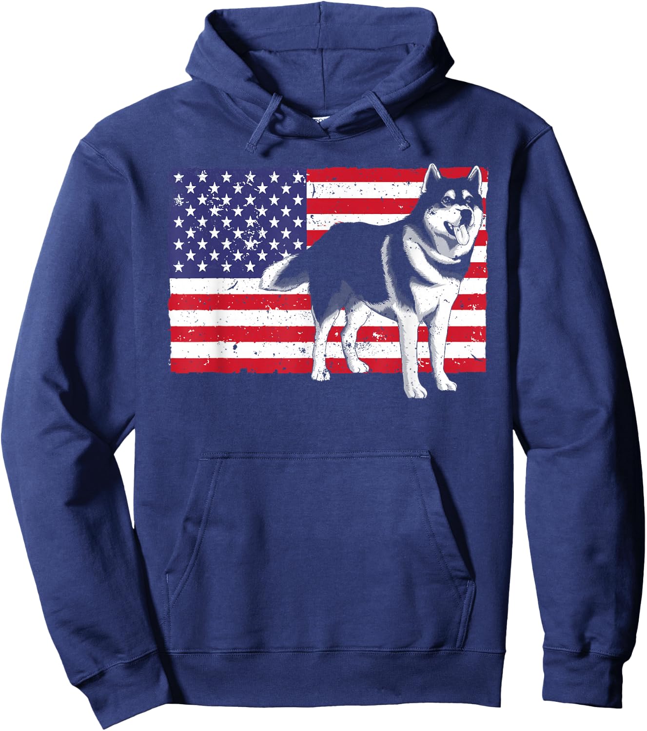 Husky Design Women Siberian Husky Dog Husky Lover Hoodie - Hoodie | Navy