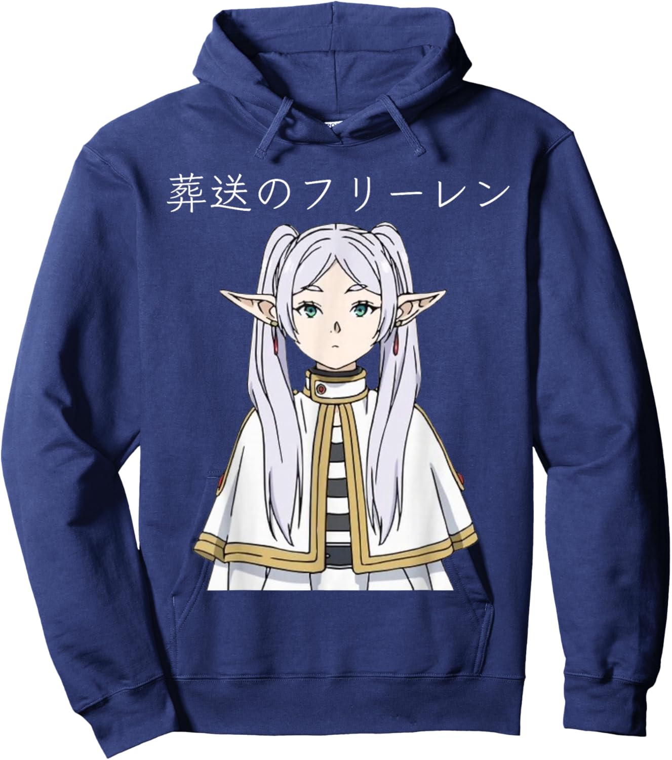 Frieren Beyond Journey's End, Isekai Anime Manga Video Game Hoodie - Hoodie | Navy