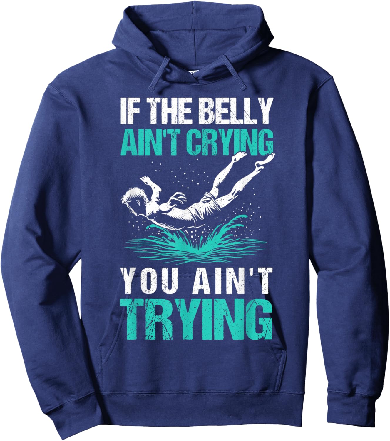 Bellyflop Belly Flop Hoodie - Hoodie | Navy