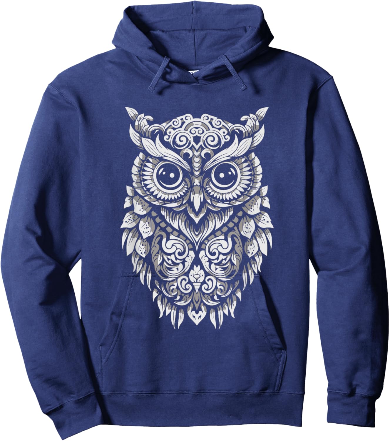 Owl Mandala Graphic Women Men girls Boys Hoodie - Hoodie | Navy