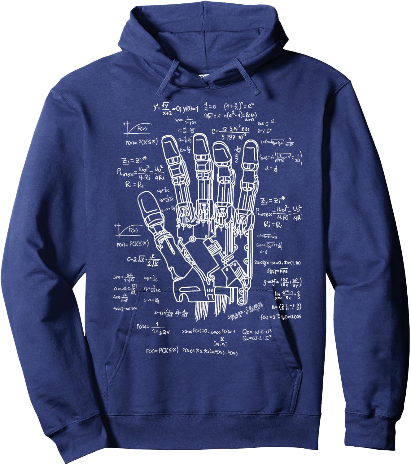 Robot Engineer Formula Collection - Robotics Math AI Gift Hoodie - Hoodie | Navy