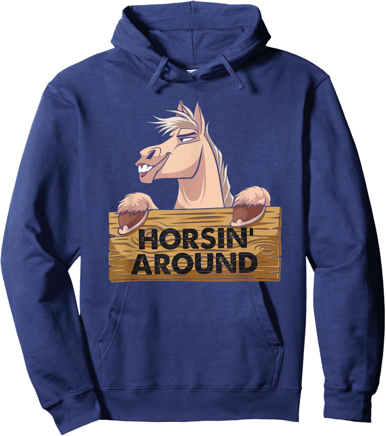 Funny Horsin Around - Horse Lover Hoodie - Hoodie | Navy
