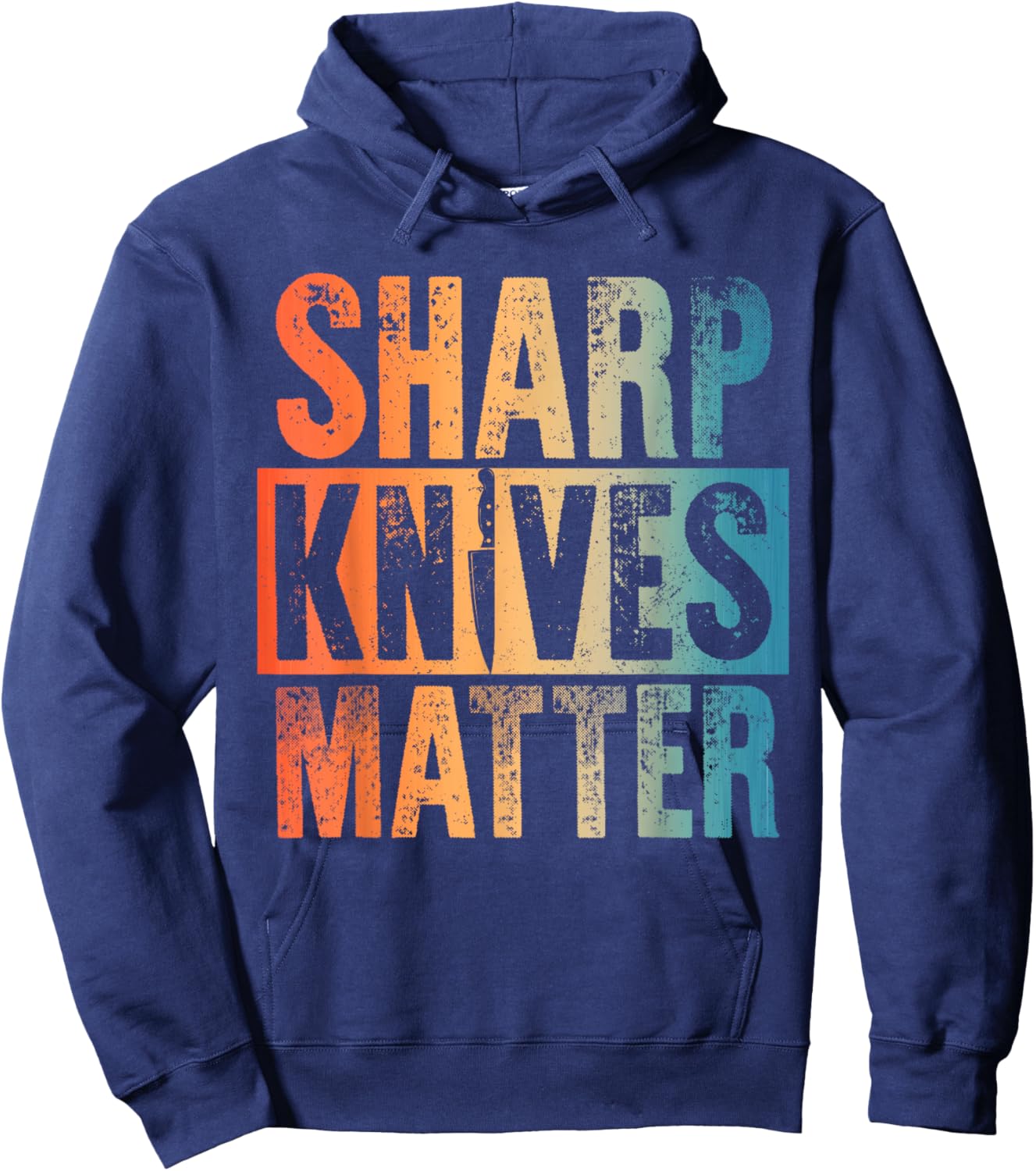 Chef Art Women Knive Lover Hotel Cook Pastry Chef Hoodie - Hoodie | Navy
