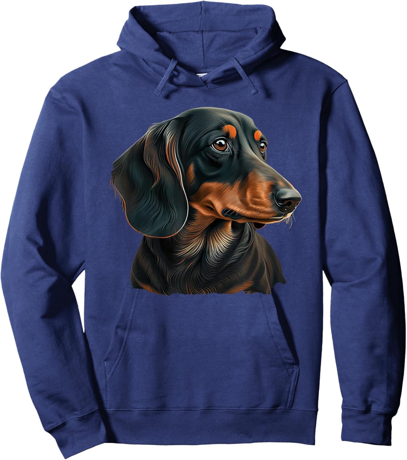 Funny Dachshund Cute Hoodie - Hoodie | Navy