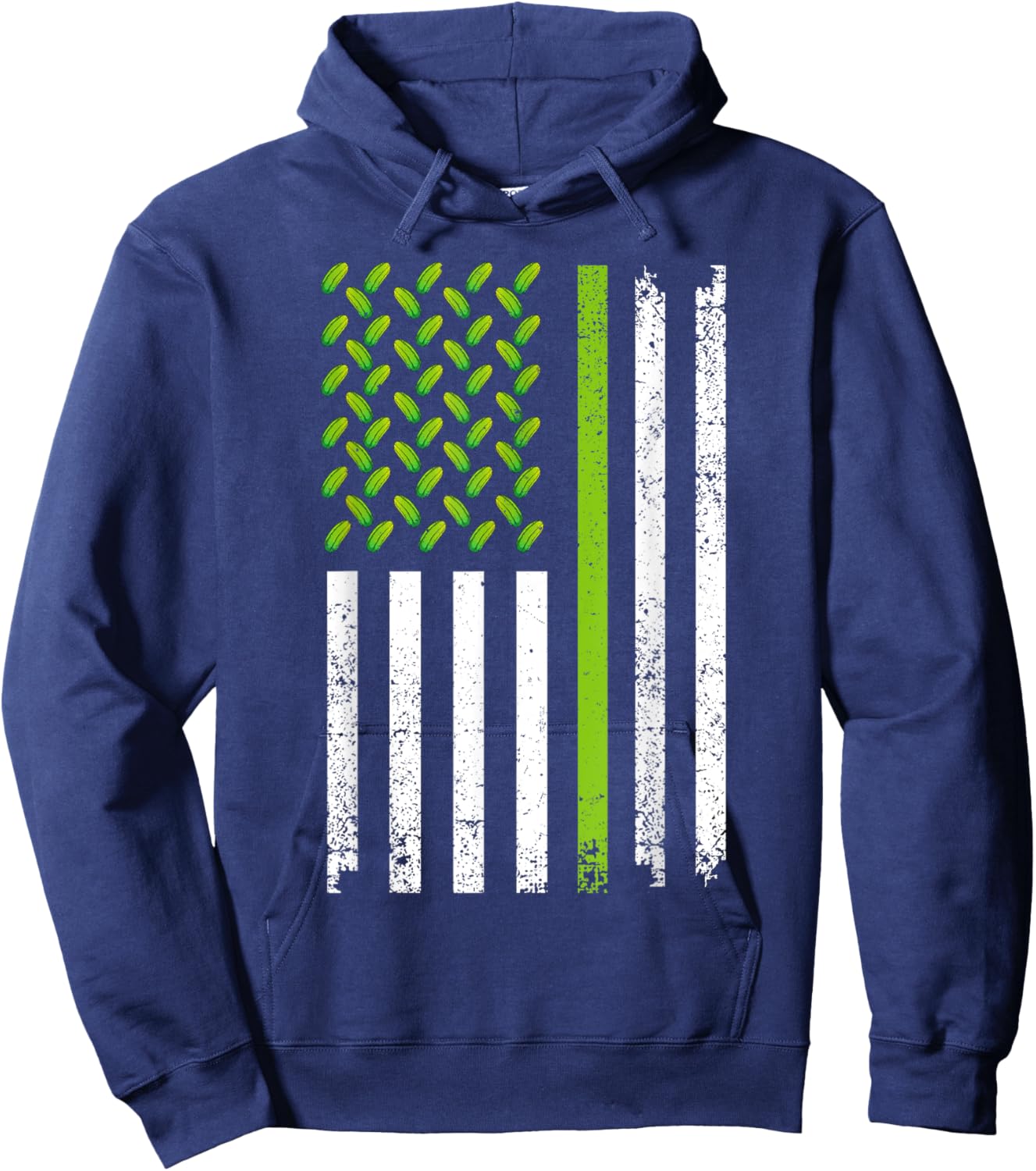 Cool Pickle Art Women Kids Gag Dill Pickle Costume Hoodie - Hoodie | Navy