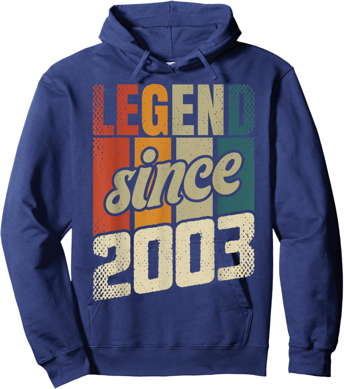 22nd Birthday Man Woman 22 Years 2003 Decorative Funny Gift Hoodie - Hoodie | Navy