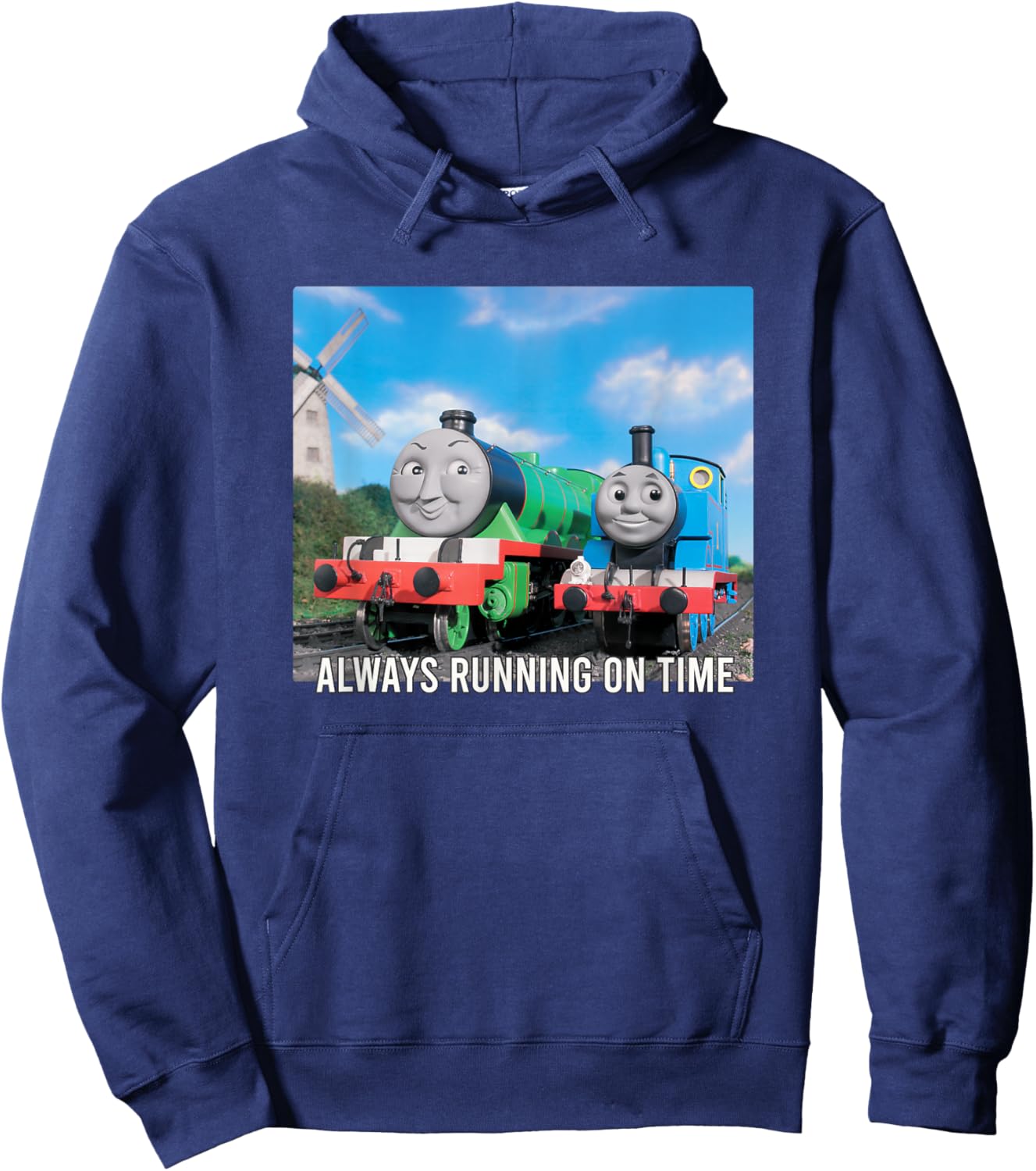 Thomas & Friends - Always Running on Time Hoodie - Hoodie | Navy