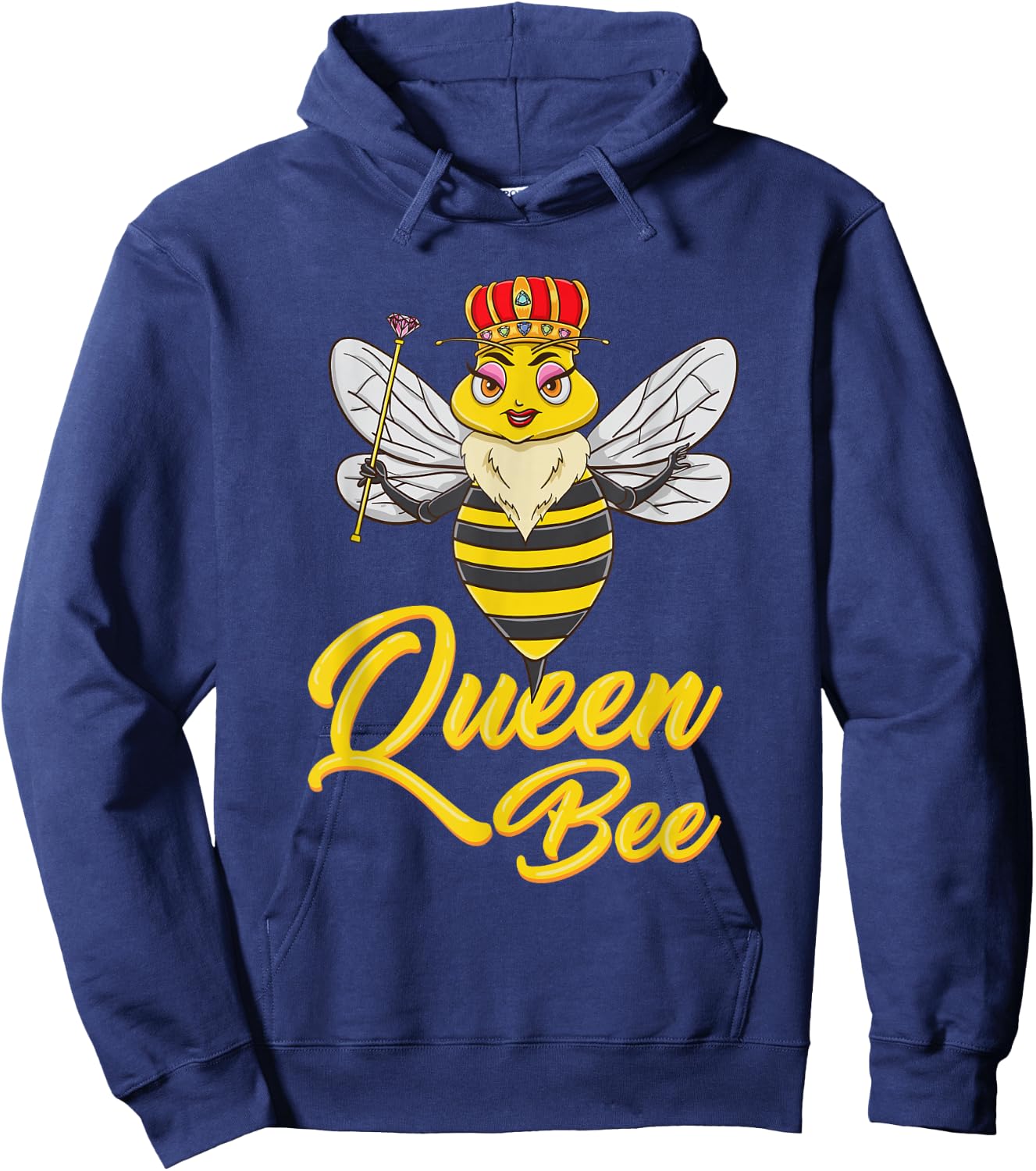 Queen Bee Beekeeper Gift Hoodie - Hoodie | Navy