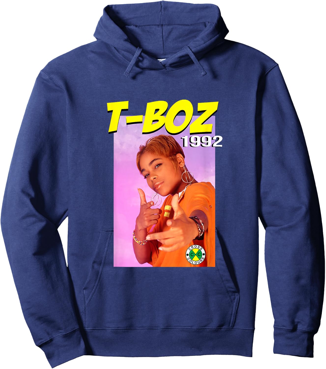 T-Boz | R&B and Hip Hop 1990's Artist | 1992 Album Cover Hoodie - Hoodie | Navy