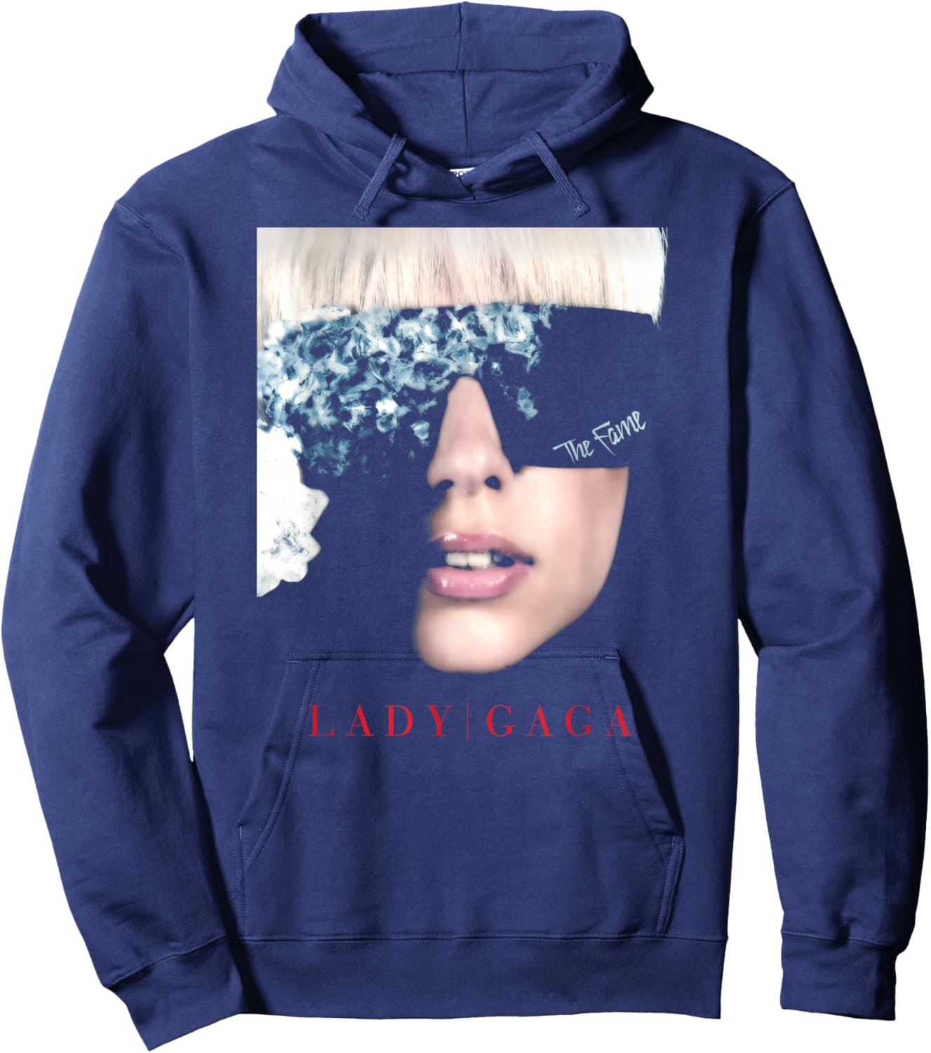 Official Lady Gaga The Fame Hoodie - Hoodie | Navy