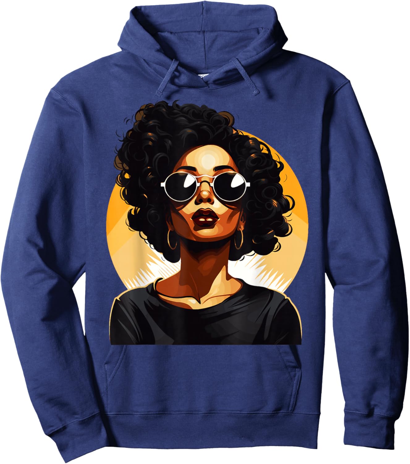 Black History T Shirts Dope Proud Queen Juneteenth Hoodie - Hoodie | Navy