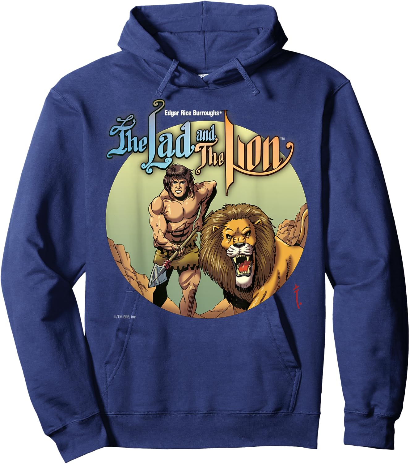 The Lad and the Lion Hoodie - Hoodie | Navy