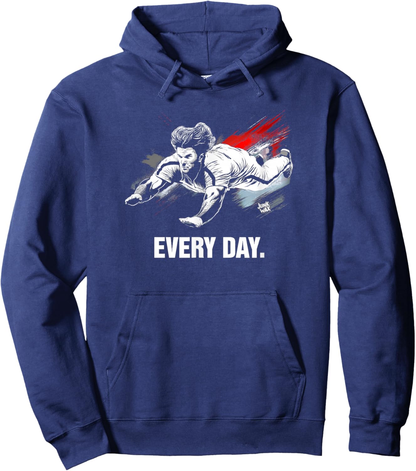 The Hit King, Hustle Every Day, Baseball, Player, Sports Hoodie - Hoodie | Navy