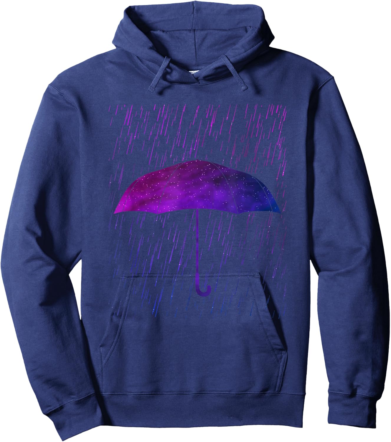 Rain Purple Umbrella Violet Favorite Color Hoodie - Hoodie | Navy