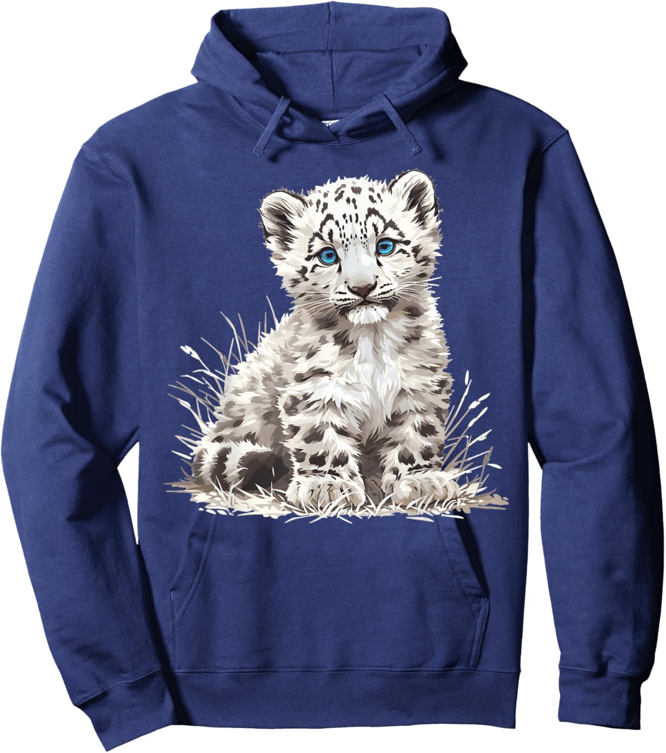 Snow Leopards Lovers Snow Leopard Hoodie - Hoodie | Navy