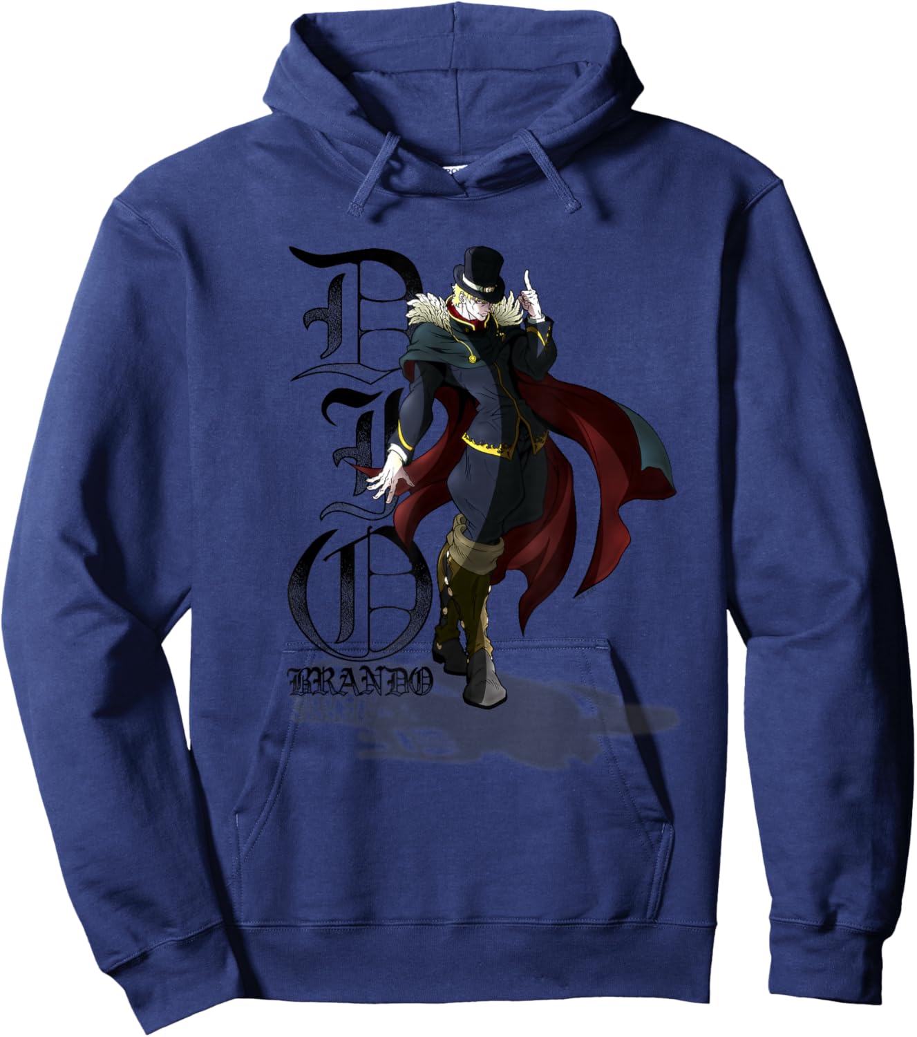 JoJo's Bizarre Adventure Phantom Blood Dio Brando Vampire Hoodie - Hoodie | Navy