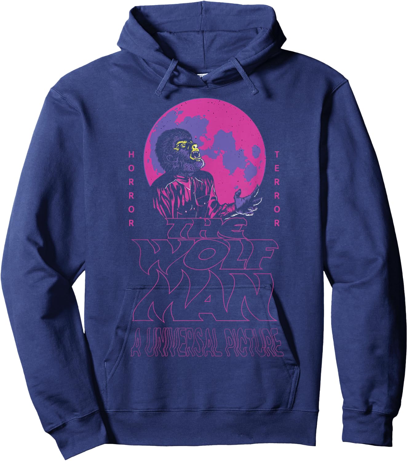 Universal Monsters The Wolf Man A Universal Picture Hoodie - Hoodie | Navy