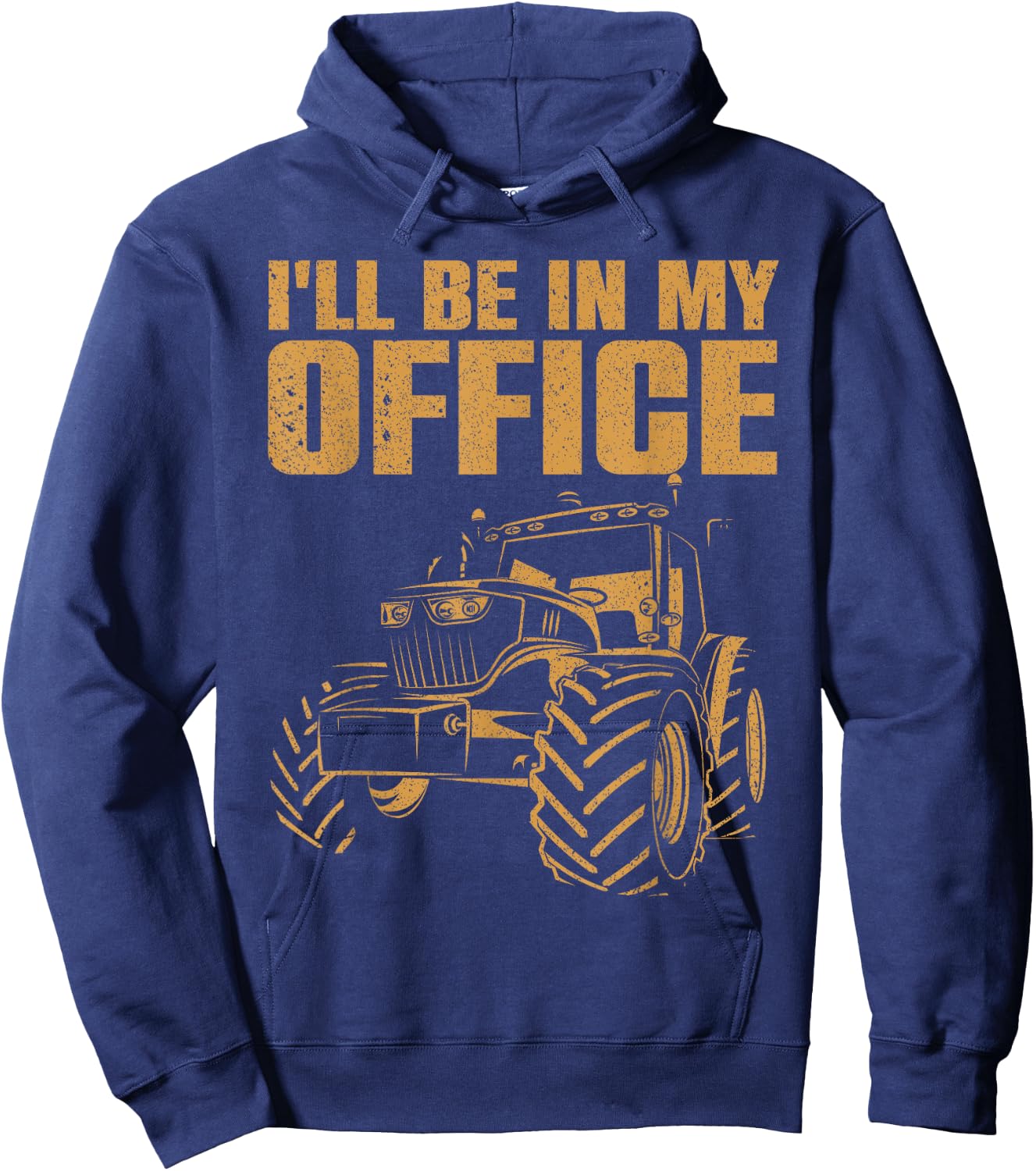 Best Tractor Women Farming Agriculture Farmer Office Hoodie - Hoodie | Navy