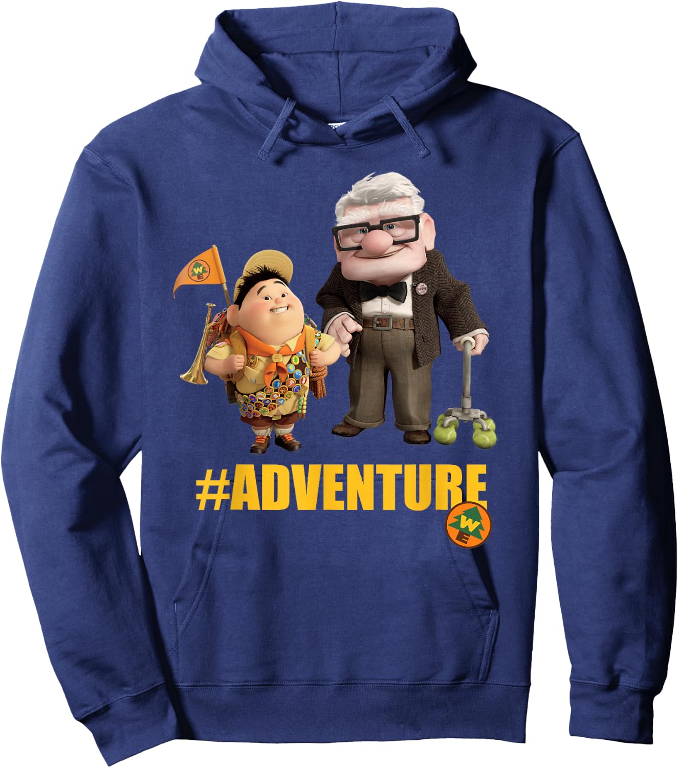 Disney Pixar Up Carl and Russell #Adventure Hoodie - Hoodie | Navy