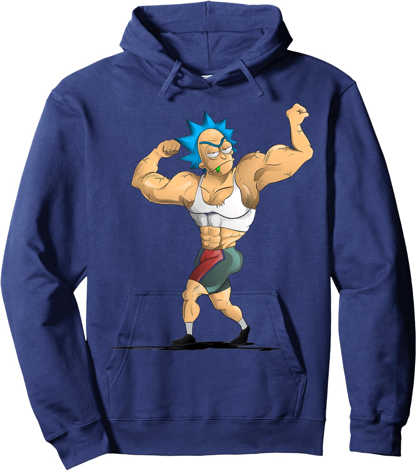 Mademark x Rick and Morty - Rick and Morty Shirt Rick's Gym Hoodie - Hoodie | Navy