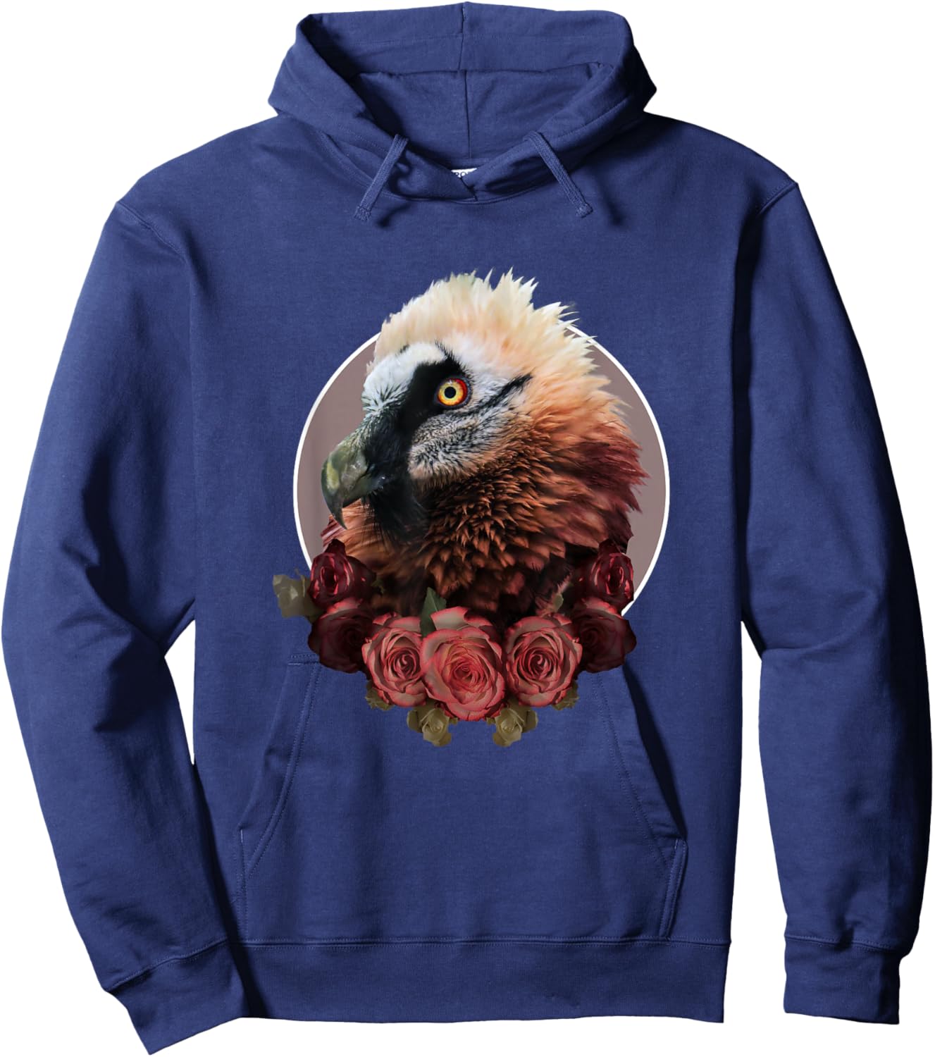 Random Galaxy Bearded Vulture Flower, Vultures Bird Lover Hoodie - Hoodie | Navy