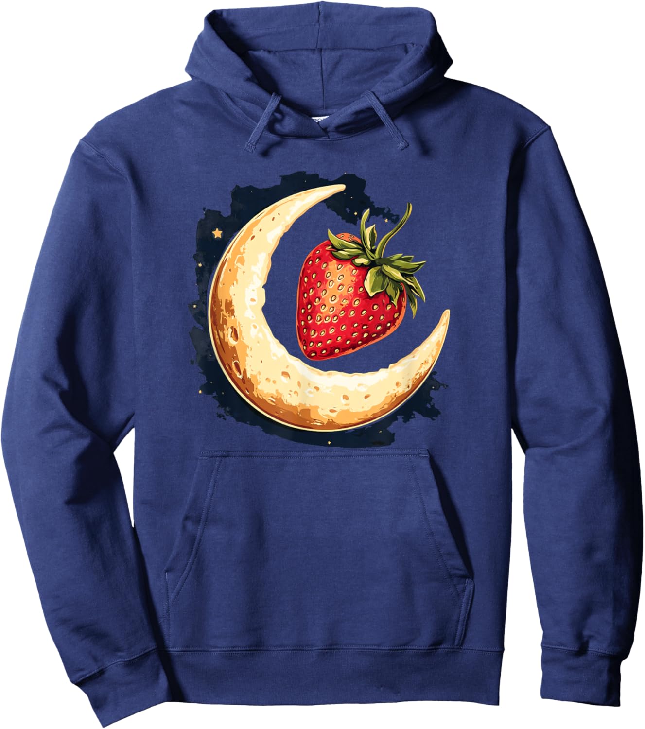 Half Moon by Night Costume for Strawberry Lovers Hoodie - Hoodie | Navy