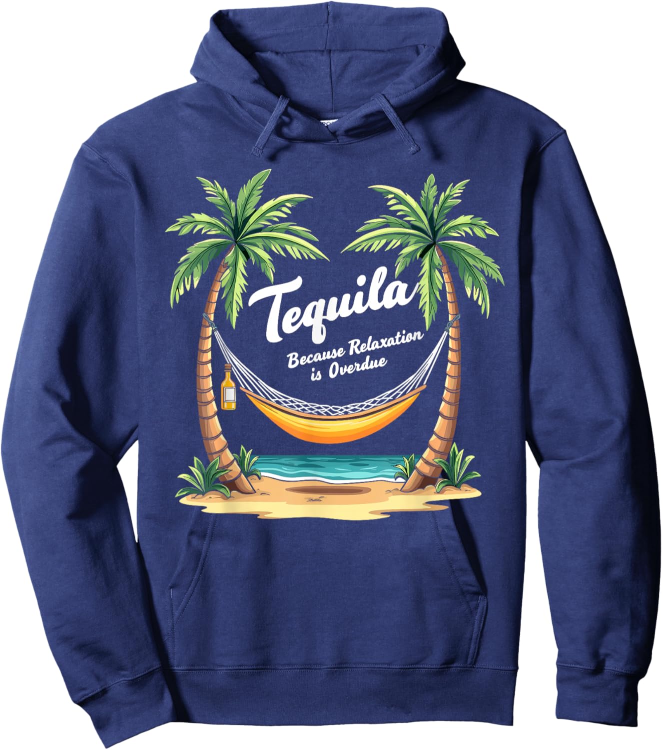 Tequila Time Tequila Life Tequila Humor Tequila Quotes Squad Hoodie - Hoodie | Navy
