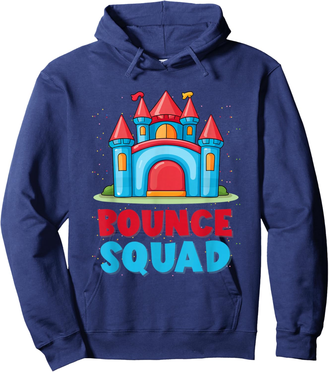 Bounce House Birthday Party Funny Bouncing Castle Hoodie - Hoodie | Navy