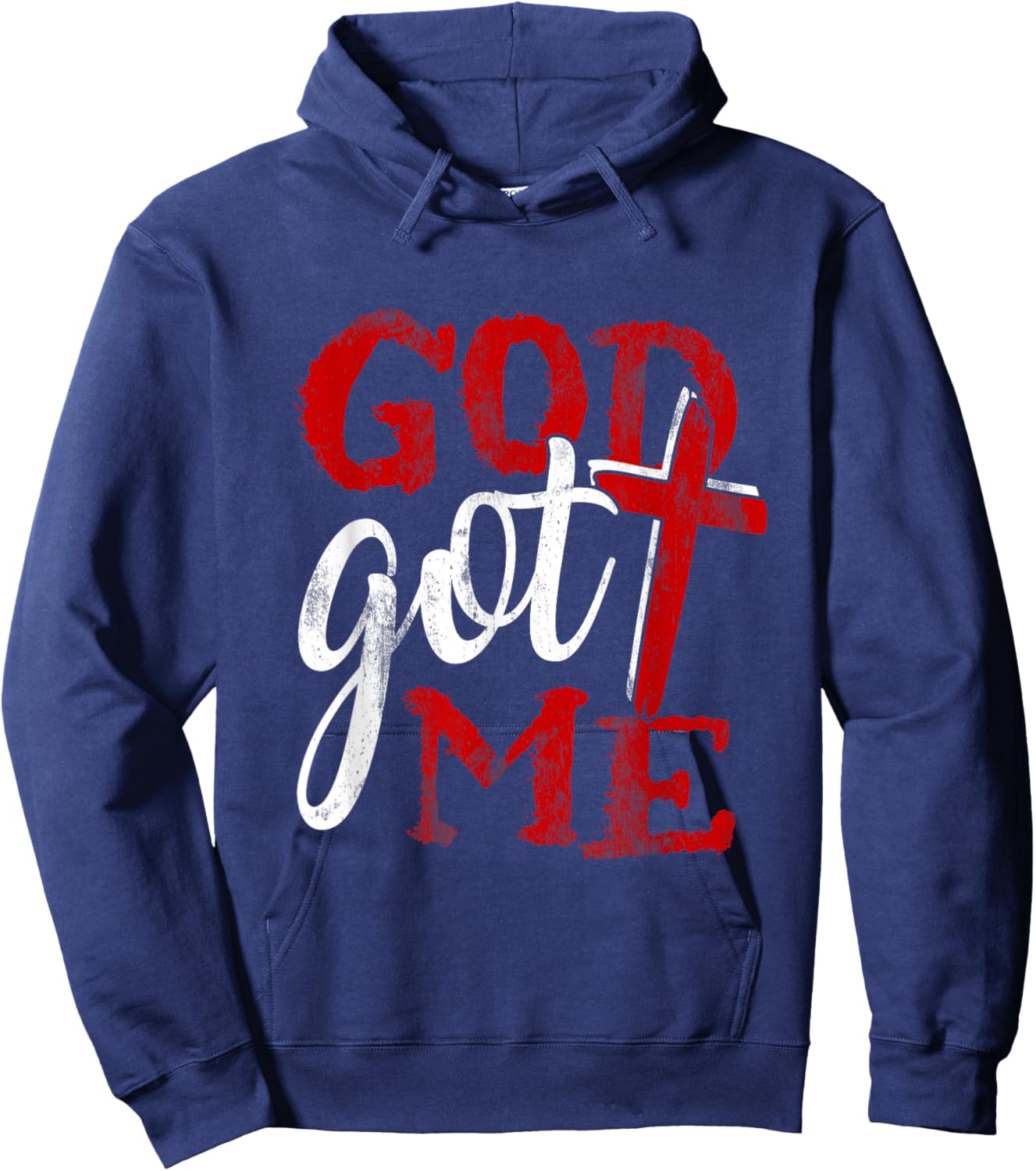 God Christian Faithcross Got Me Religion Quote Inspriration Hoodie - Hoodie | Navy